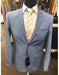 Men'S Baby ~ Ocean ~ Light Blue 2 Button Suit (Business / Wedding Looking)