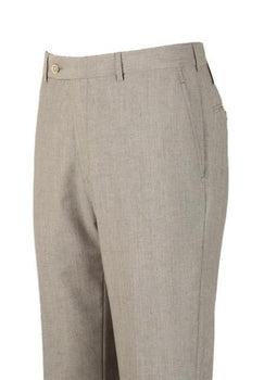 Super 110's Wool Harwick Clothing Dress Pants Manufacturers In America Light Gray unhemmed unfinished bottom