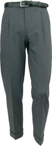 Mens Pleated Dress Pants Mizzani Light Gray Pleated Super 120's Wool premier quality italian fabric Dress Slacks unhemmed unfinished bottom