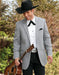 2 Button  Cowboy Dinner Jacket in Grey