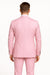 Mens Light Pink Double-Breasted Suit with Gold Buttons – 2-Piece Slim Fit Set