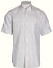Men's Linen 2-Pocket  Short Sleeve Dress Shirt