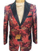 Men's Maroon Two Button Blazer