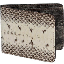 Men's Genuine Exotic Animal Skin Cartera Vivora de Agua Men's Wallet -Natural