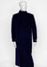 Men's Navy 4 Buttons  Full Length All Weather Coat Duster Maxi Coat