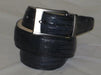 Men's Genuine Authentic Navy Blue Lizard Belt