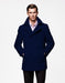 Men's Navy Blue Six Button Wool Fabric Big and Tall Designer Men's Wool Men's Peacoat Sale ~ Winter Coats