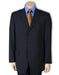 Men's Dark Navy Blue Suit For Men 100% Pure poly~rayon. (SUPER 120) 3 buttons