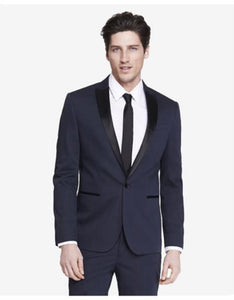 Slim Photographer Color Block Tuxedo Jacket
