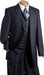 3 PC Vested Dark Navy TNT Men's Designer affordable Cheap Priced Business Suits Clearance Sale online sale - Three Piece Suit