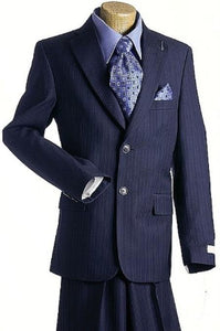 2 Buttons Kids Sizes Dark Navy Pin Boy'S Designer Suits Perfect For Toddler Suit Wedding Attire Outfits Dark Blue Suit