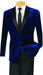 Velvet Blazer - Mens Velvet Jacket Mens Slim Fit  Flat Front Pant Navy