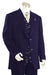 Men's High Fashion Dark Navy Zoot Suit
