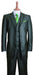 Men's Olive Fashion Cheap Priced Business Suits Clearance Sale Edged Three Buttons Style suit Jacket w/ Pants Vest Set