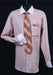 Daniel Ellissa French Cuff Orange Full , Hanky and Cuff Links 18 19 20 21 22 Inch Neck Men's Dress Shirt