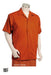 Men's Orange Short Sleeve 2piece Casual Mens Walking Suit