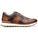 Belvedere Bobo Antique Walnut Ostrich Leather Sneakers