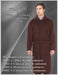 Mens Overcoat Mens Topcoat Mens Brown  Button Closure Coat