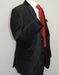 Men's Paisley Black Velvet Fabric Patterned Texture Men's blazer Sport Coat