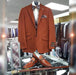 Men's  Peak Lapel Dark Brown Suit