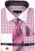 Mens Pink Check Dress Shirt