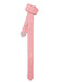 Pink Polyester Satine Fabric Super Skinny Slim Fully Lined NeckTie-Men's Neck Ties - Mens Dress Tie - Trendy Mens Ties