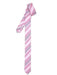 Striped Pink Fully Lined Super Skinny Slim NeckTie-Men's Neck Ties - Mens Dress Tie - Trendy Mens Ties