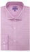 Designer Brand Pocket Button Down Checkered Paisley Regular Fit Pink Men'S Dress Shirt