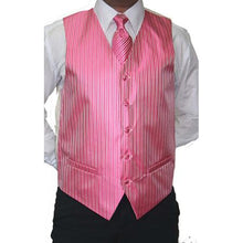 Pink Four-Piece, Five-button Suit or Tux Men's Vest for Men Also available in Big and Tall Sizes