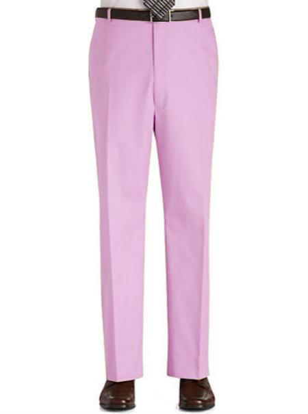 Men'S Pink Stage Party Pants Trousers Slacks