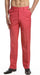Men's Dress Pants Trousers Flat Front Slacks Salmon ~ Coral Pink color