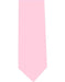 Men's Polyester Solid Extra Long Pink Neck Tie-Men's Neck Ties - Mens Dress Tie - Trendy Mens Ties