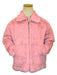 Bagazio Pink Pull-Up Zipper Genuine Full Skin Rabbit Fur Bomber Style Big And Tall Bomber Jacket