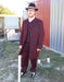 Mens Pinstripe Zoot Suit with Matching Shoe Suit Black and Hot Red