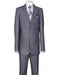 Mens Plaid Suit Mens Gray Window Pane Cheap Priced Business Suits