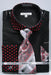 Polka Dot French Cuffed Matching Black/Red Shirt & Tie Combo Set