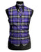 Men's Black/White/Purple Slim Fit Polyester Vest/Bow Tie  Fashion Set - Men's Neck Ties - Mens Dress Tie - Trendy Mens Ties