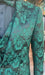 Mens Prom Tuxedo Paisley Suit - Wedding Floral Suit- Hunter - Emerald Green Wedding Jacket + Vest + Pants