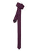 Dark Purple Super Skinny Fully Lined Fashionable Slim NeckTie-Men's Neck Ties - Mens Dress Tie - Trendy Mens Ties