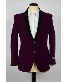 Men's Velvet Men's blazer Purple