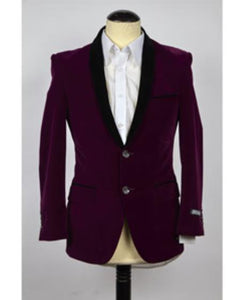 Men's Velvet Men's blazer Purple