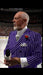 Men's Purple and White Pinstripe Double Breasted Blazer Sport Coat