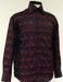 Fancy Polyester Dress Fashion Club Clubbing Clubwear With Button Cuff Navy/Red Men's Dress Shirt Night Club Outfit guys Wear For Men Clothing Fashion