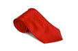 100% Silk Solid Red Necktie With Handkerchief-Men'S Neck Ties - Mens Dress Tie - Trendy Mens Ties
