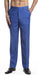 Men'S Dress Pants Trousers Flat Front Slacks Royal Blue