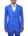 Men's Royal  Vested 3 Piece Dress Suits
