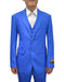 Men's Royal  Vested 3 Piece Dress Suits