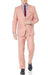 Men's Salmon Double Breasted 2 Button 3-Piece Suits
