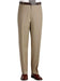 Flat Front Regular Rise Slacks Sand