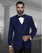 Men'S Black Trim Lapel Two Toned Sapphire Fashion Tux By Statement Suits Clothing Confidence